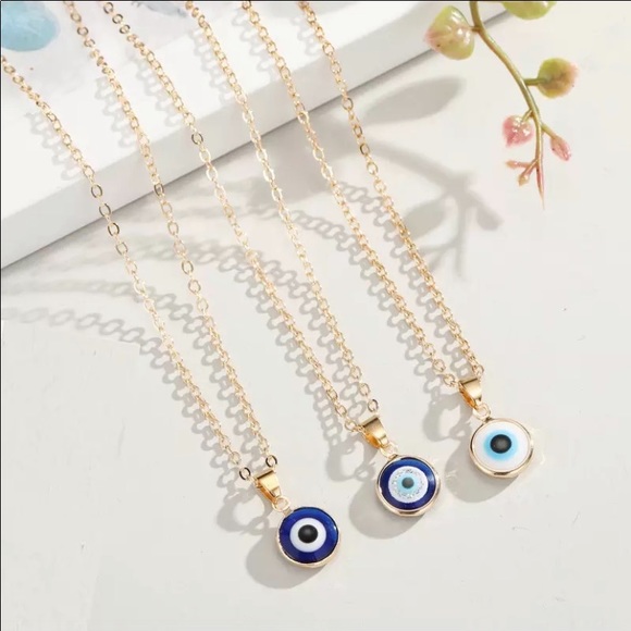 New Fashion Turkish Evil Eye Necklace Pendant Choker For Wome - Picture 4 of 4